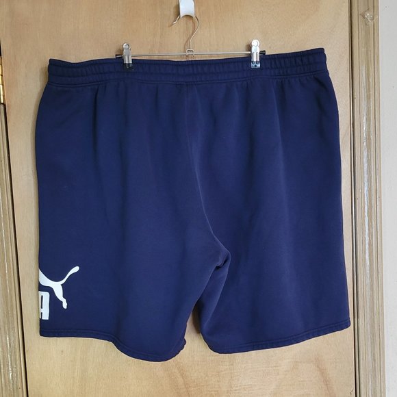 Puma Sweat Short 3XL Navy White - Picture 2 of 5